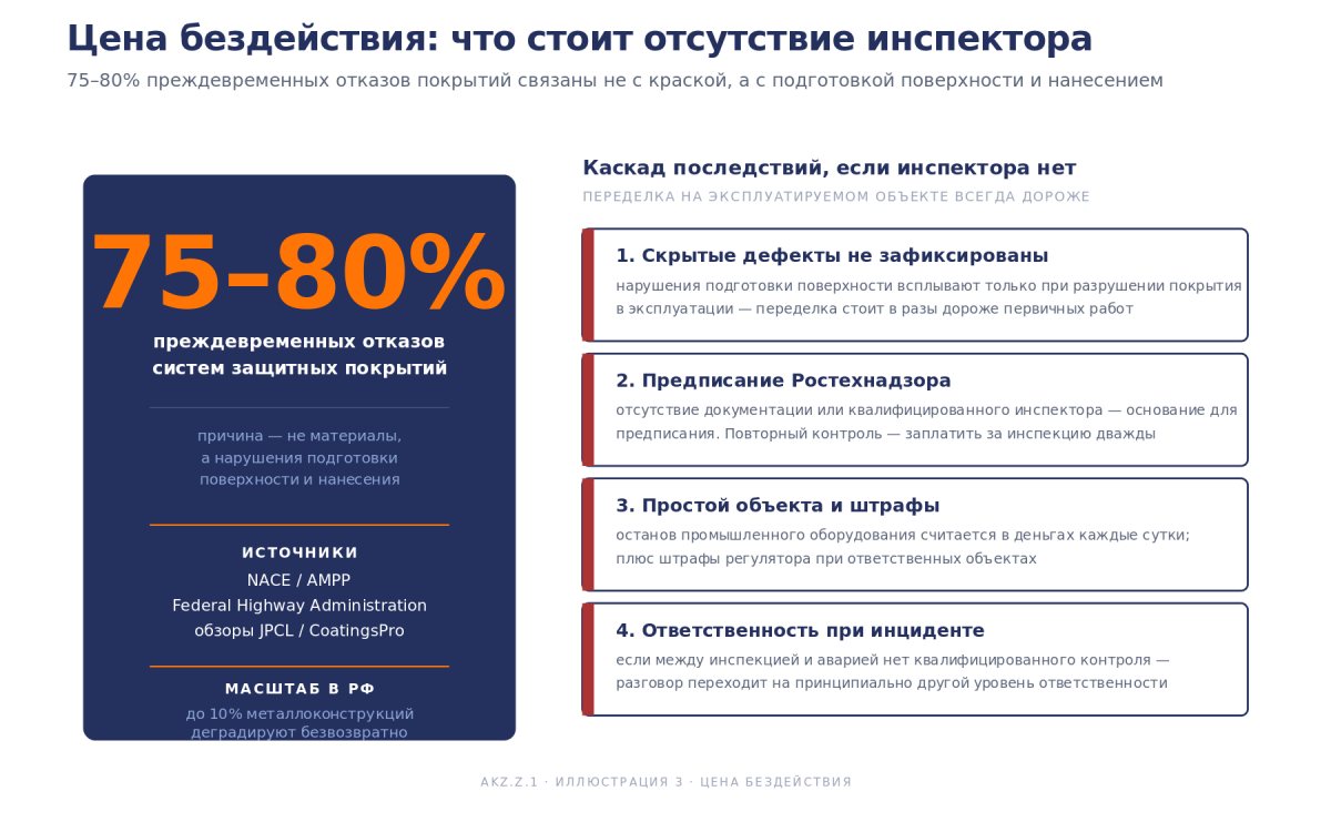Рис. Цена бездействия