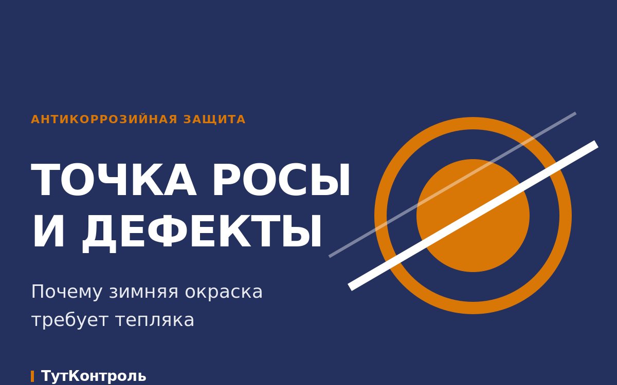 Точка росы и аминное выпотевание — почему окраска при отрицательных температурах чаще всего заканчивается дефектами