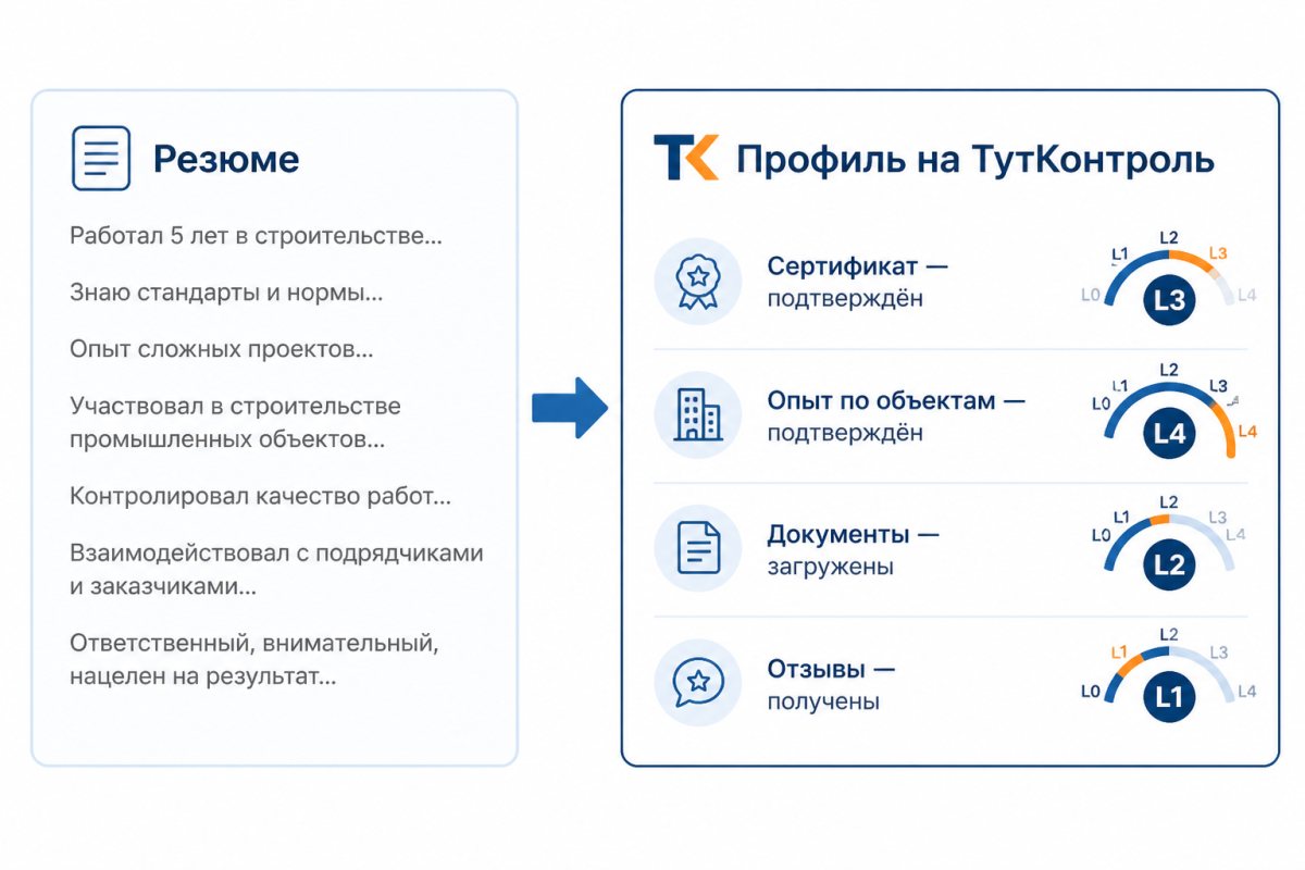Что даёт ТутКонтроль специалисту — пять сдвигов через месяц после регистрации