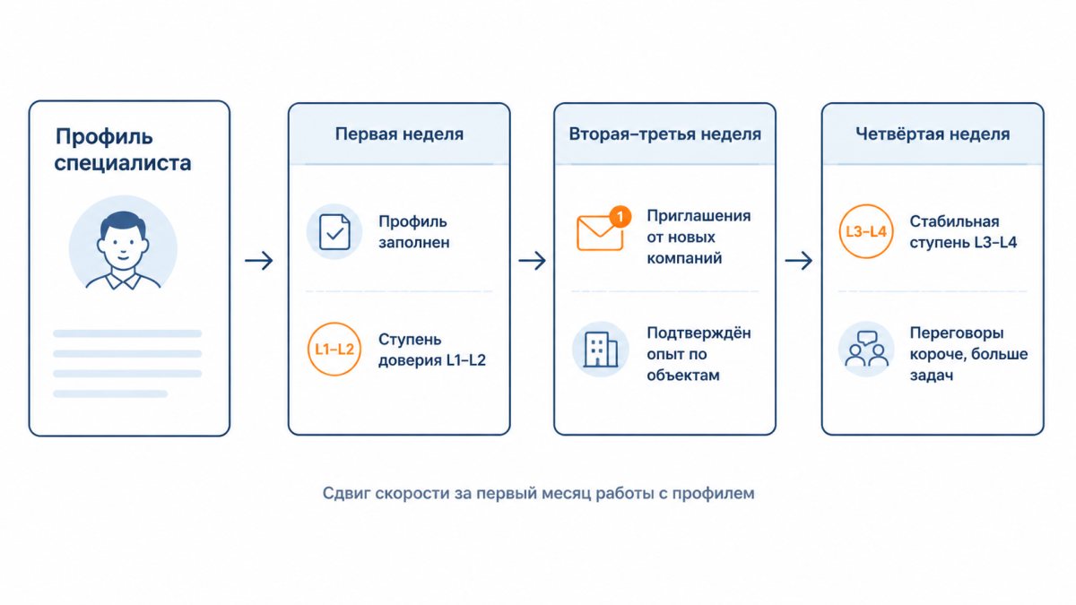 Что даёт ТутКонтроль специалисту — пять сдвигов через месяц после регистрации